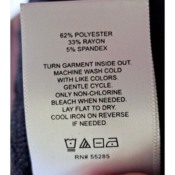 Express Women's XL Black Long Sleeve Rib Knit Sweater Dress Rhinestone Trim NEW - Picture 7 of 7